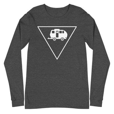 Dreieck und Camping - Longsleeve (Unisex) camping xxx yyy zzz Dark Grey Heather