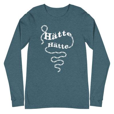 Hätte Hätte Fahrradkette - Longsleeve (Unisex) fahrrad mountainbike Heather Deep Teal