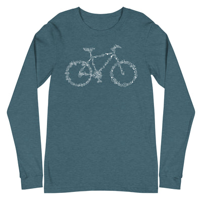 Fahrrad Kollektiv - Longsleeve (Unisex) fahrrad mountainbike Heather Deep Teal