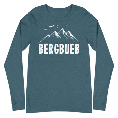 Bergbueb - Longsleeve (Unisex) berge Heather Deep Teal