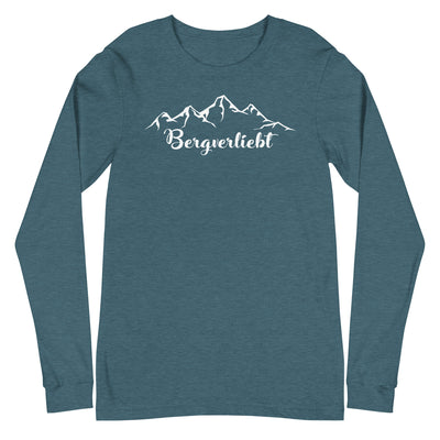 Bergverliebt (13) - Longsleeve (Unisex) berge Heather Deep Teal