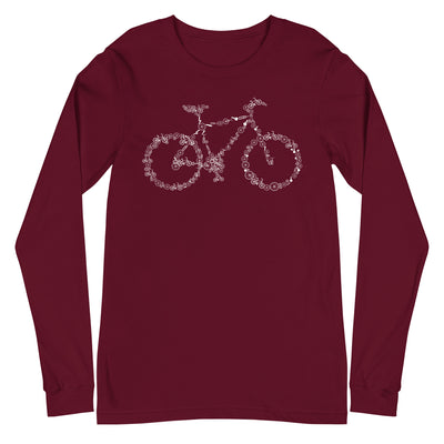 Fahrrad Kollektiv - Longsleeve (Unisex) fahrrad mountainbike Maroon