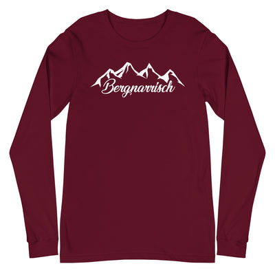 Bergnarrisch - Longsleeve (Unisex) berge Maroon