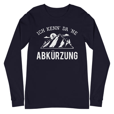 Ich kenn da ne Abkürzung - (M) - Longsleeve (Unisex) xxx yyy zzz Navy