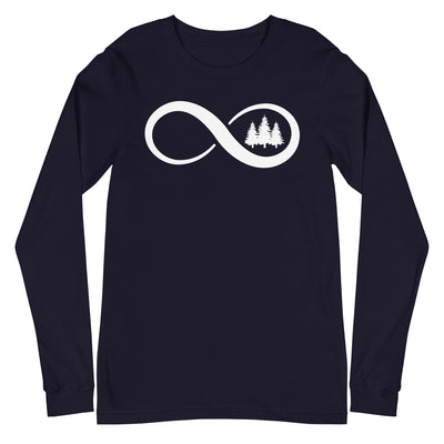 Infinity and Tree - Longsleeve (Unisex) camping xxx yyy zzz Navy