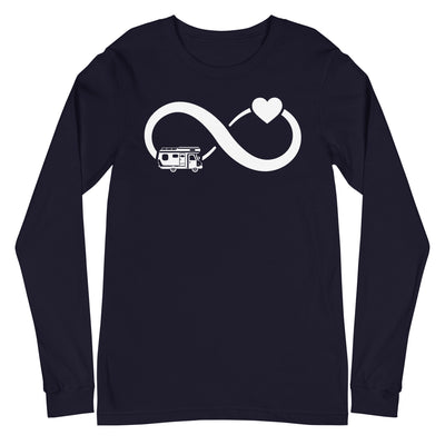 Infinity Heart and Camping - Longsleeve (Unisex) camping xxx yyy zzz Navy