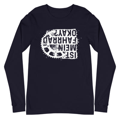 Ist mein Fahrrad okay - Longsleeve (Unisex) fahrrad xxx yyy zzz Navy