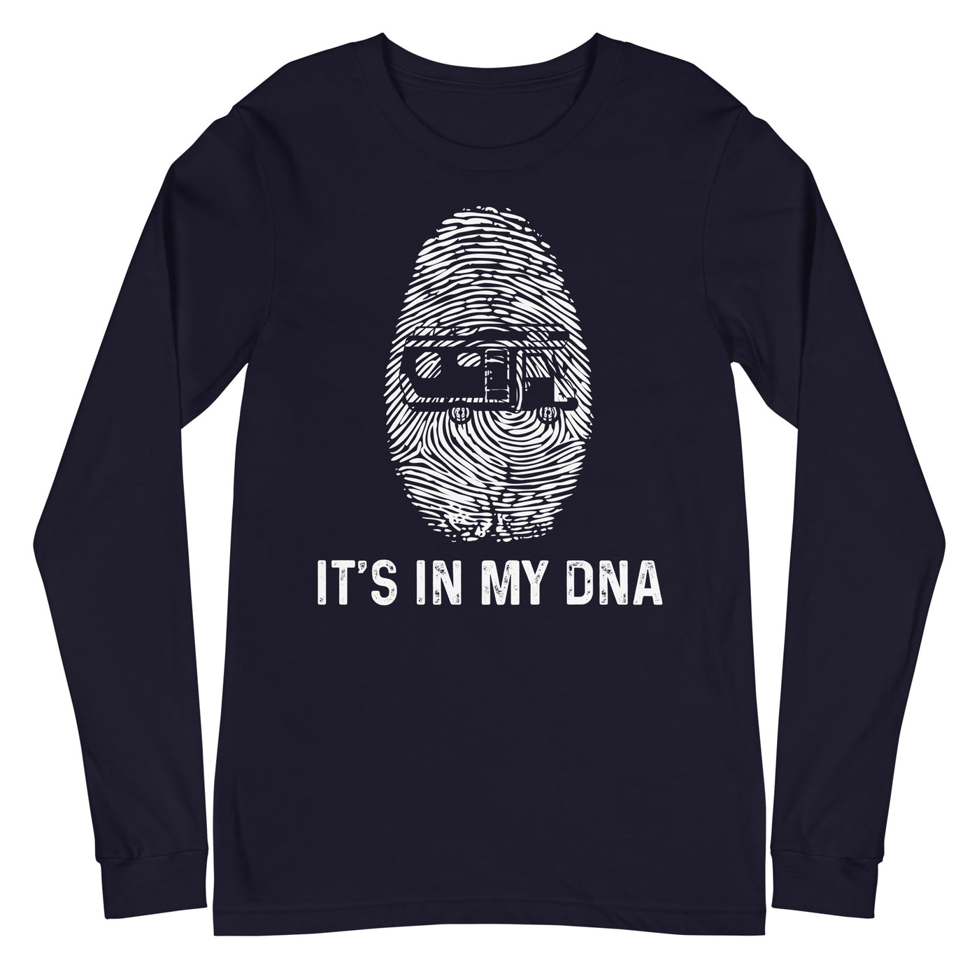 It's In My DNA - Longsleeve (Unisex) camping xxx yyy zzz Navy