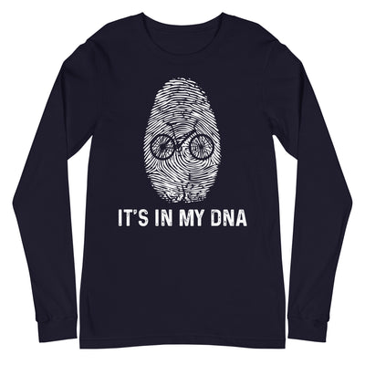 It's In My DNA - Longsleeve (Unisex) fahrrad xxx yyy zzz Navy