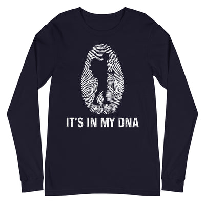 It's In My DNA - Longsleeve (Unisex) wandern xxx yyy zzz Navy