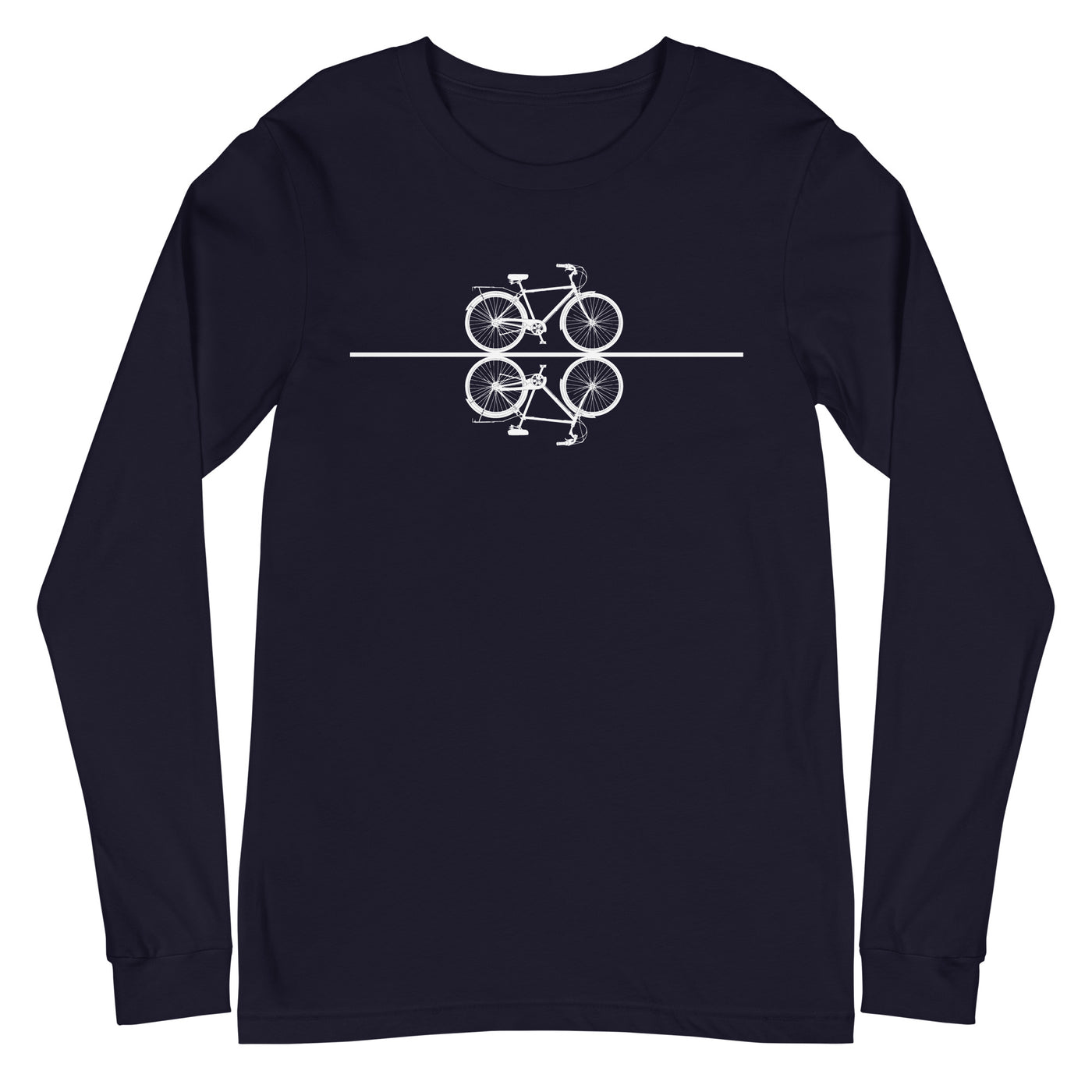 Line - Cycling - Longsleeve (Unisex) fahrrad xxx yyy zzz Navy