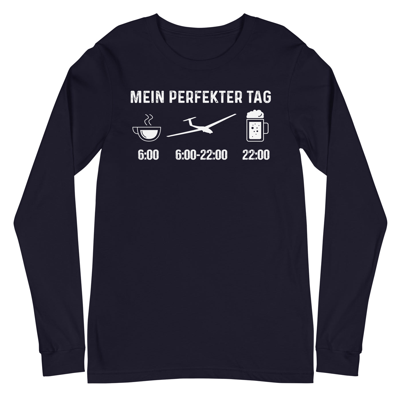 Mein Perfekter Tag - Longsleeve (Unisex) berge xxx yyy zzz Navy