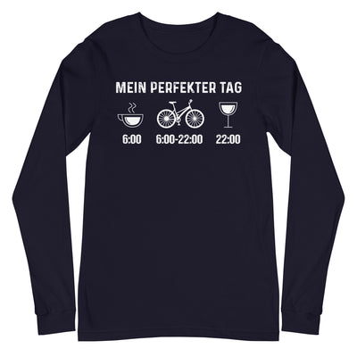 Mein Perfekter Tag - Longsleeve (Unisex) fahrrad xxx yyy zzz Navy