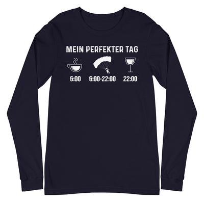 Mein Perfekter Tag 1 - Longsleeve (Unisex) berge xxx yyy zzz Navy