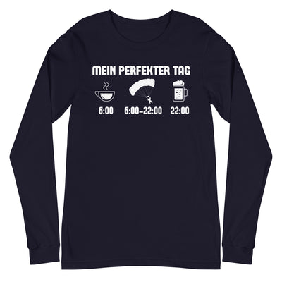 Mein Perfekter Tag 1 - Longsleeve (Unisex) berge xxx yyy zzz Navy