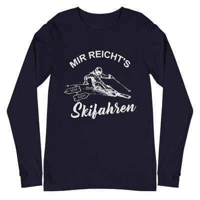 Mir reichts ich geh Skifahren - Longsleeve (Unisex) klettern ski xxx yyy zzz Navy