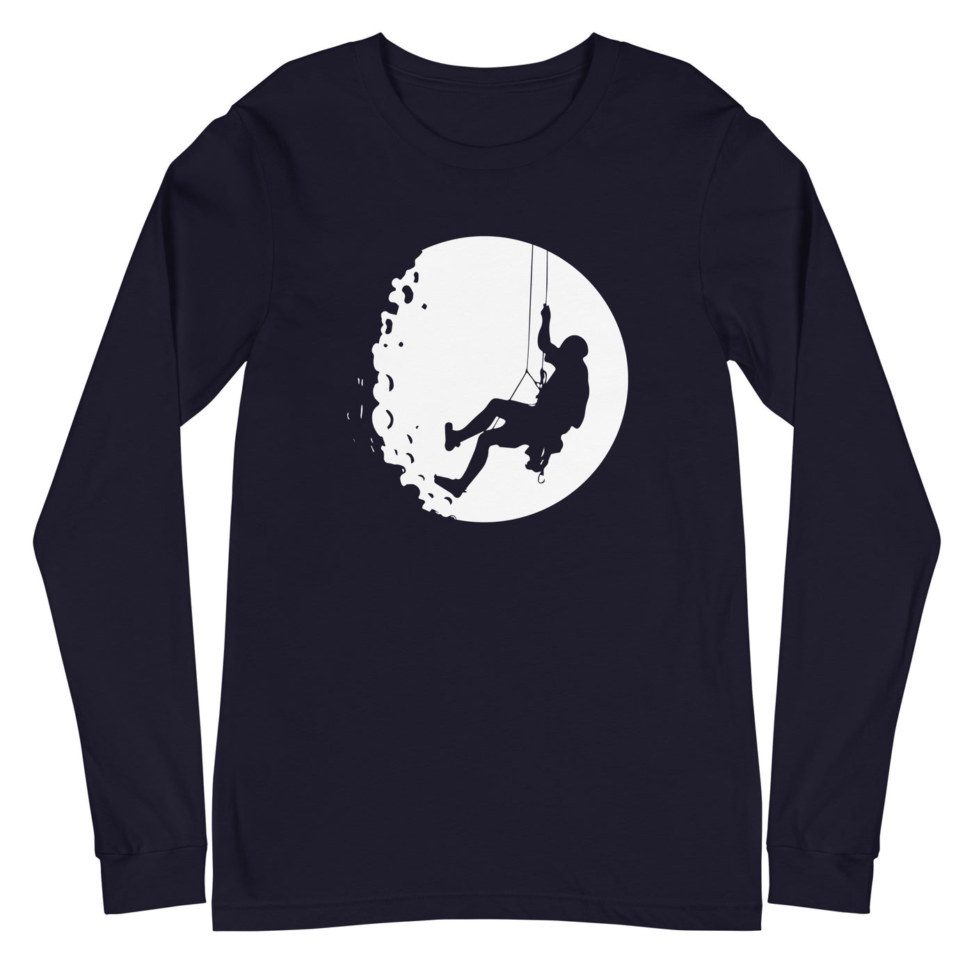 Moon - Klettern - Longsleeve (Unisex) klettern xxx yyy zzz Navy