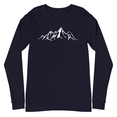 Berge (34) - Longsleeve (Unisex) berge xxx yyy zzz Navy