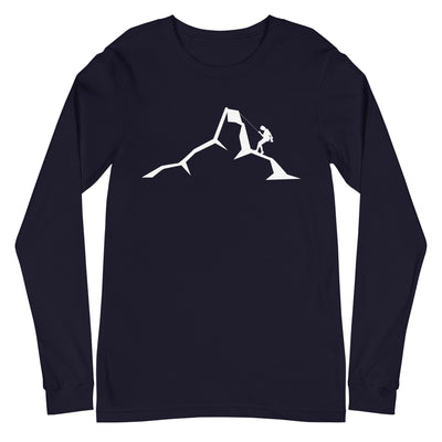 Berge - Klettern - Longsleeve (Unisex) klettern xxx yyy zzz Navy