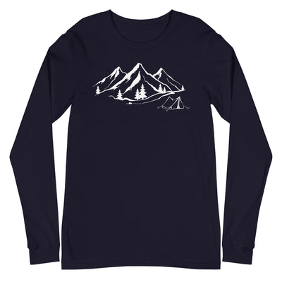 Berge 1 und Camping - Longsleeve (Unisex) camping xxx yyy zzz Navy