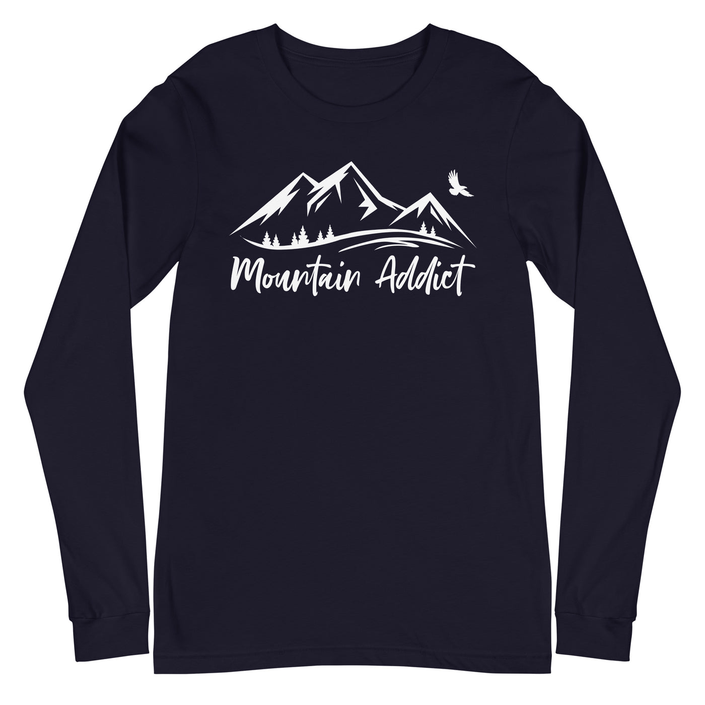 Berge Addict - Longsleeve (Unisex) berge xxx yyy zzz Navy