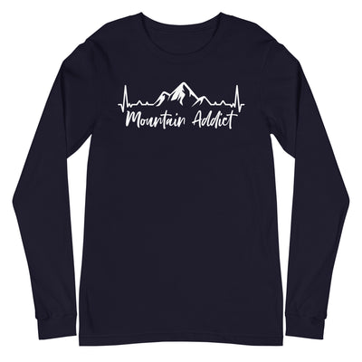 Berge Addict 1 - Longsleeve (Unisex) berge xxx yyy zzz Navy