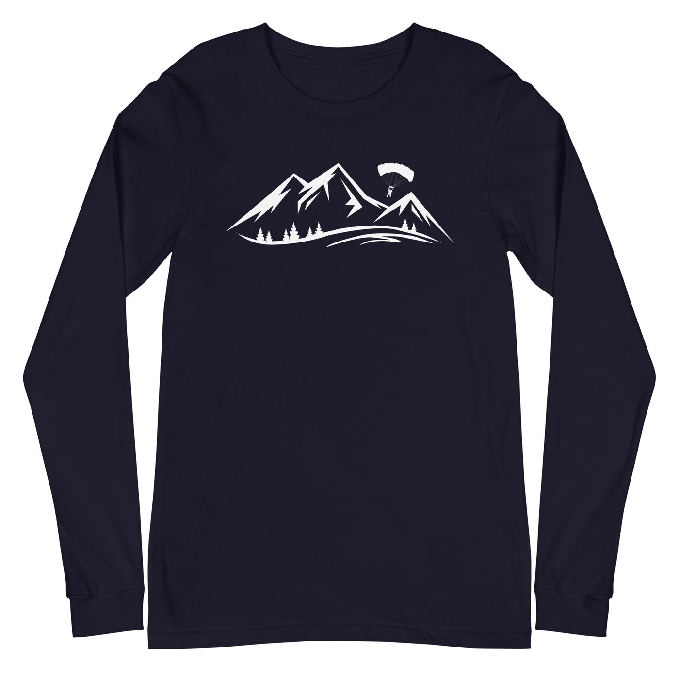 Berge und Paragleiten - Longsleeve (Unisex) berge xxx yyy zzz Navy