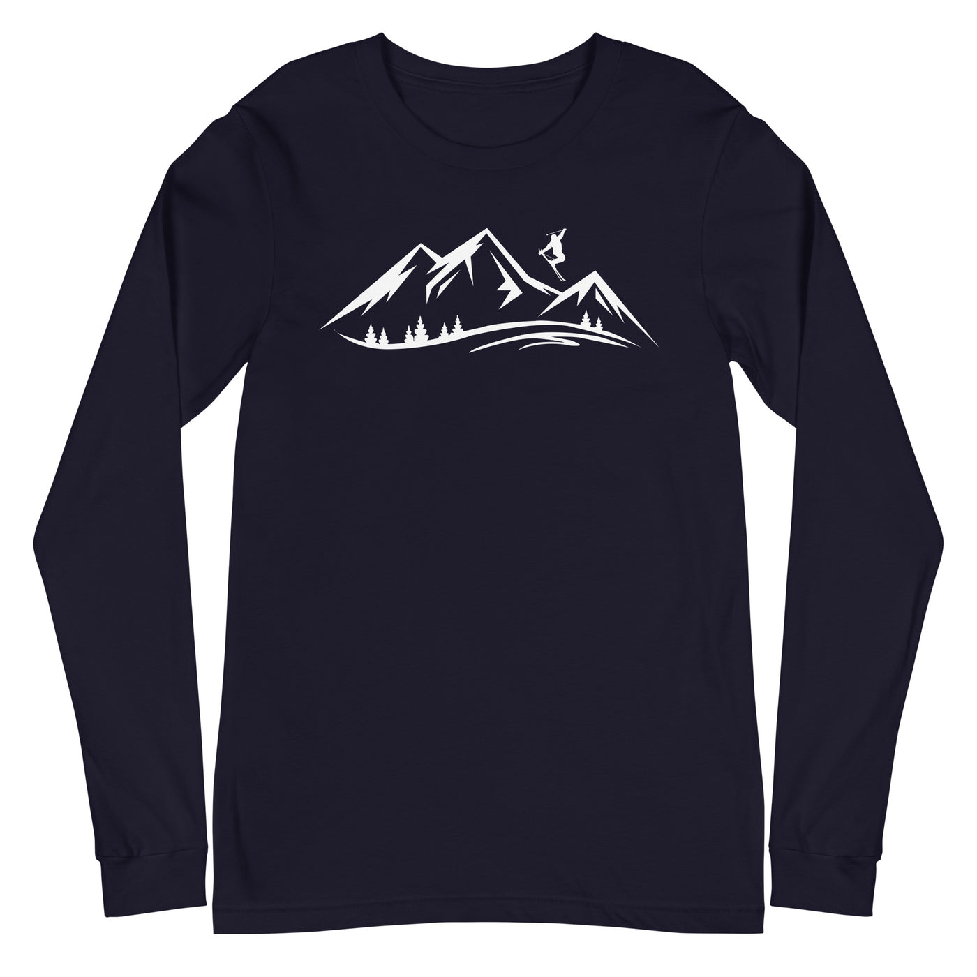 Berge und Skifahren - Longsleeve (Unisex) klettern ski xxx yyy zzz Navy