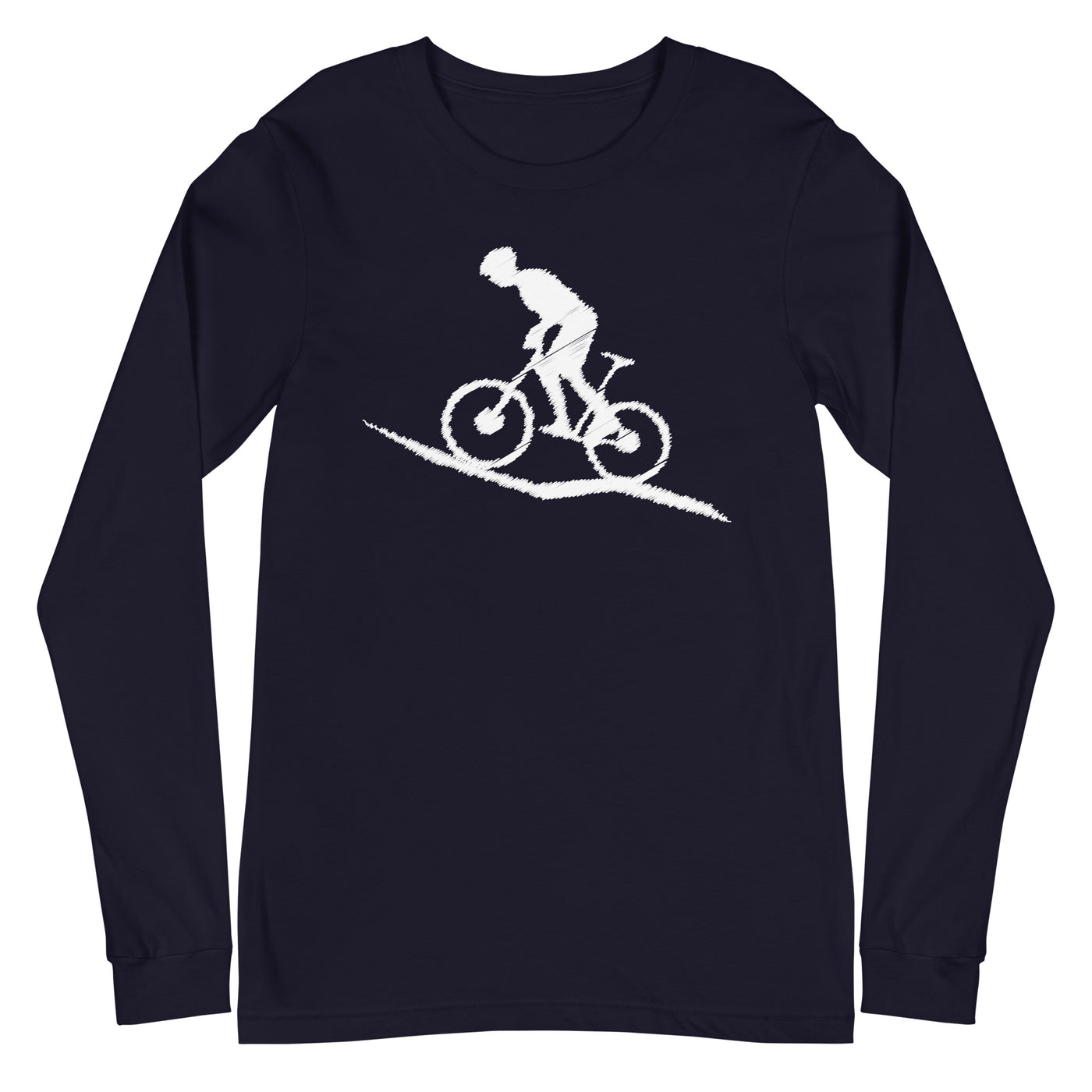 Mountainbike - (M) - Longsleeve (Unisex) xxx yyy zzz Navy