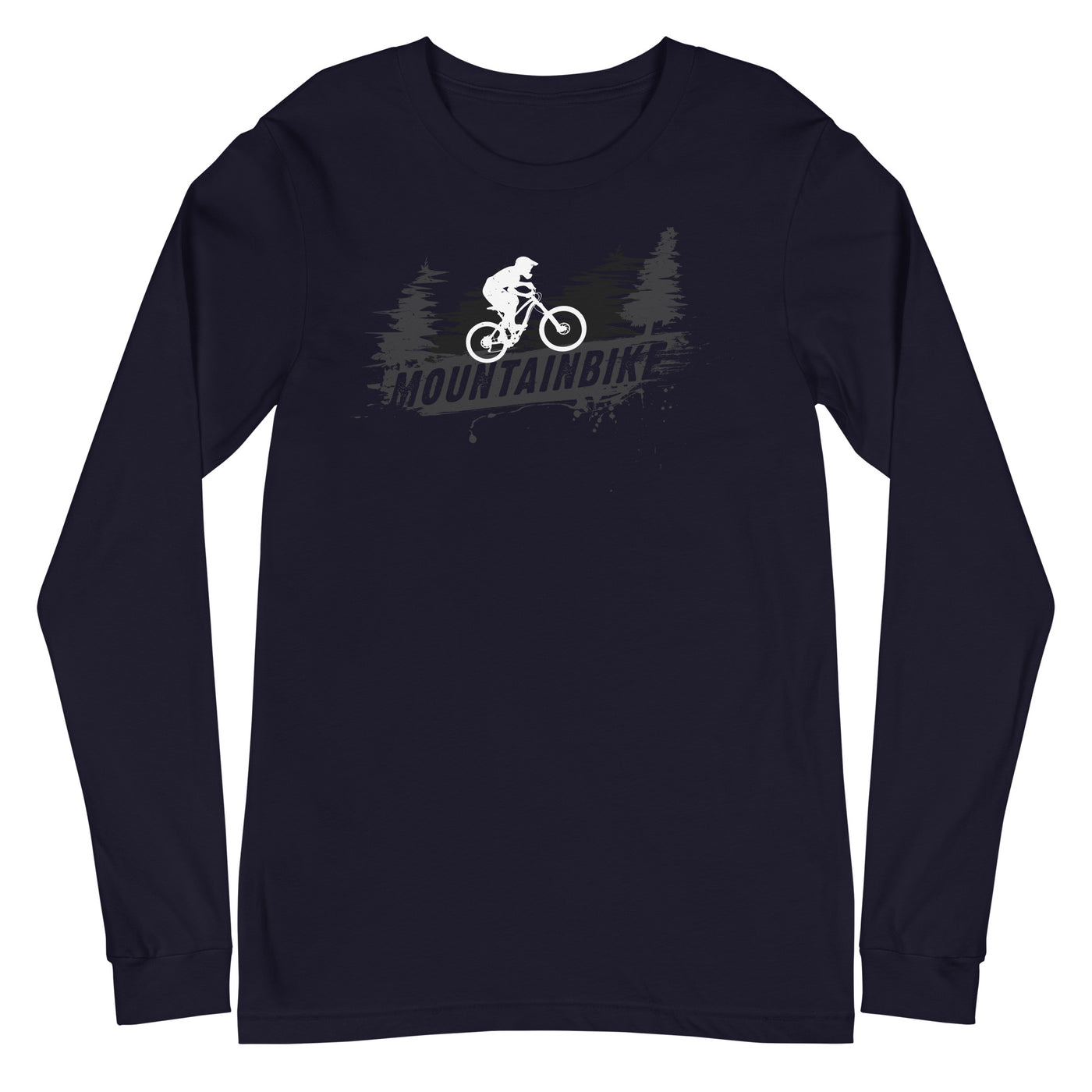 Mountainbike - (M) - Longsleeve (Unisex) xxx yyy zzz Navy