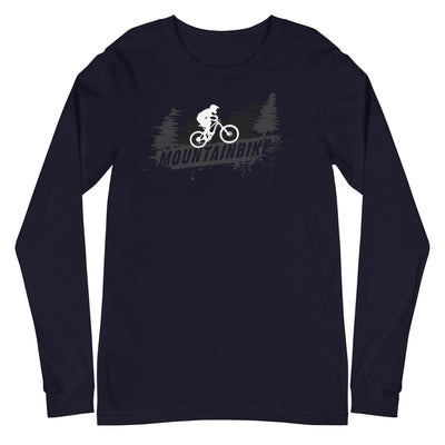 Mountainbike - (M) - Longsleeve (Unisex) xxx yyy zzz Navy