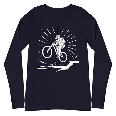 Mountainbiken - (M) - Longsleeve (Unisex) xxx yyy zzz Navy