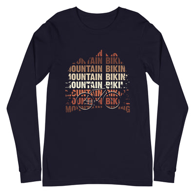 Mountainbiking - (M) - Longsleeve (Unisex) xxx yyy zzz Navy