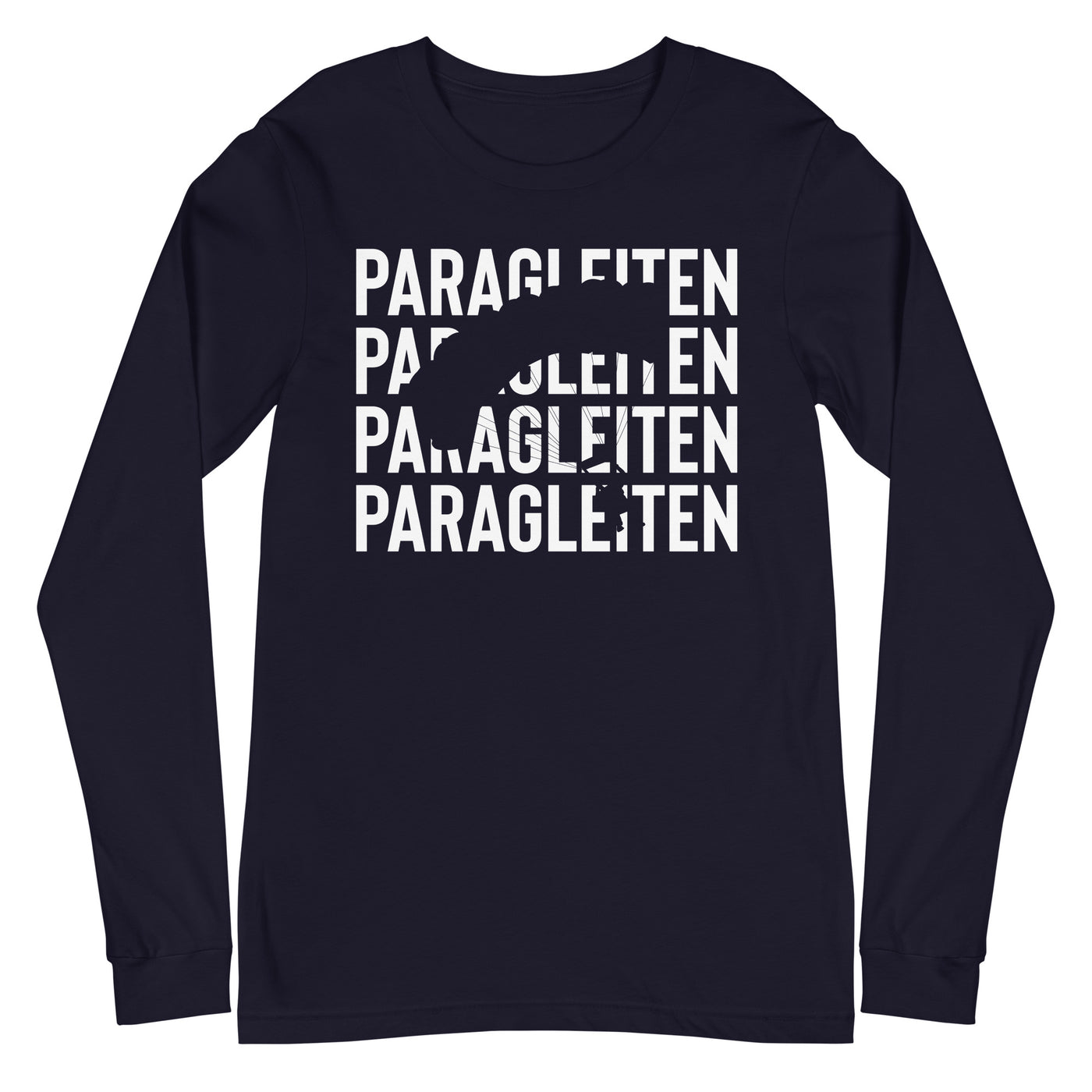 Paragleiten - Longsleeve (Unisex) berge xxx yyy zzz Navy