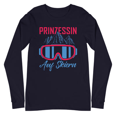 Prinzessin auf Skiern - (S.K) - Longsleeve (Unisex) klettern xxx yyy zzz Navy