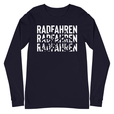 Radfahren - Longsleeve (Unisex) fahrrad xxx yyy zzz Navy