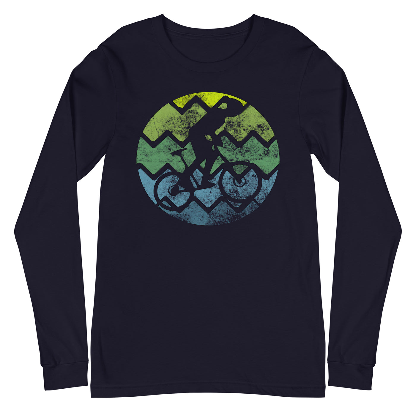 Retro - Radfahren - Longsleeve (Unisex) fahrrad xxx yyy zzz Navy