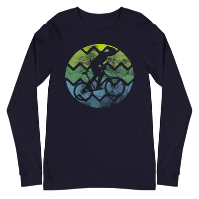 Retro - Radfahren - Longsleeve (Unisex) fahrrad xxx yyy zzz Navy