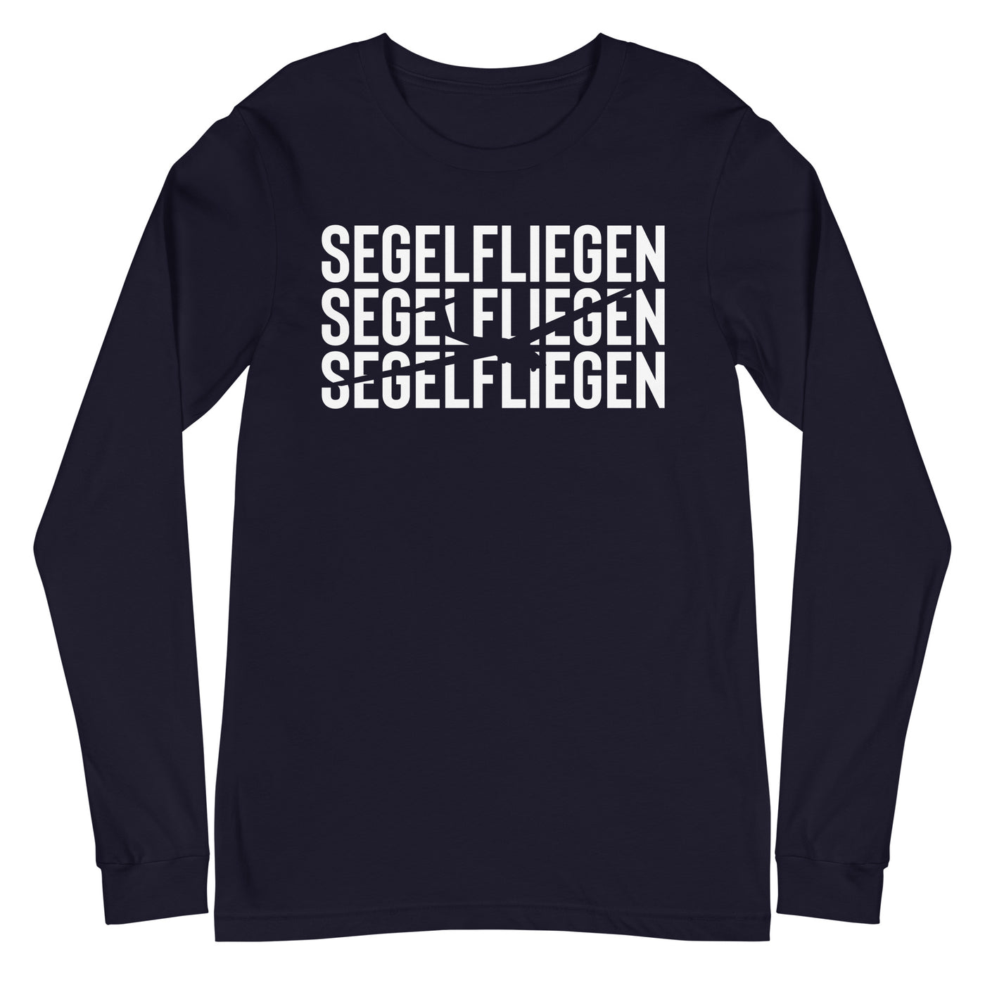 Segelfliegen - Longsleeve (Unisex) berge xxx yyy zzz Navy