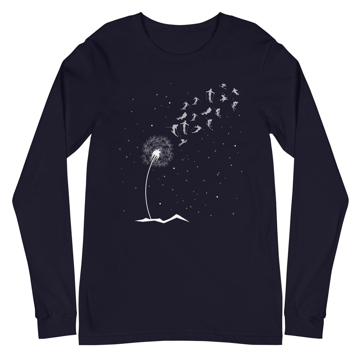 Ski Pusteblume - Longsleeve (Unisex) klettern ski xxx yyy zzz Navy