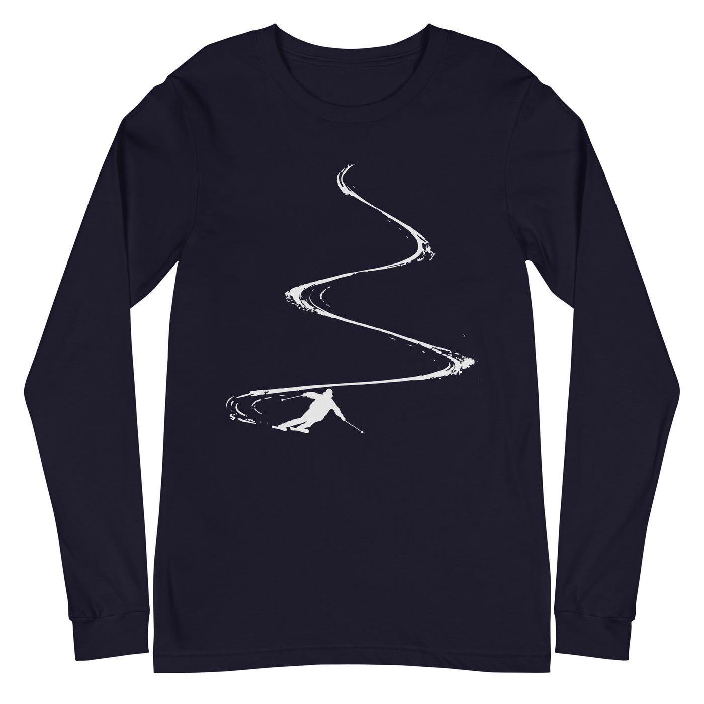 Skibrettln - Longsleeve (Unisex) klettern ski xxx yyy zzz Navy