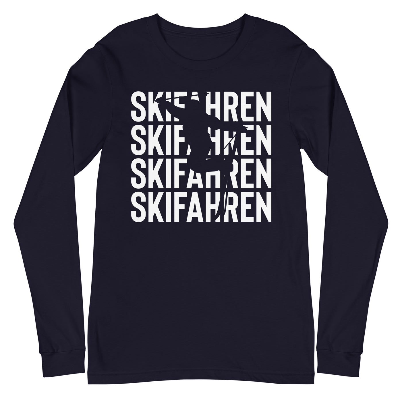 Skifahren - Longsleeve (Unisex) klettern ski xxx yyy zzz Navy