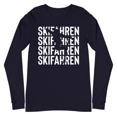 Skifahren - Longsleeve (Unisex) klettern ski xxx yyy zzz Navy