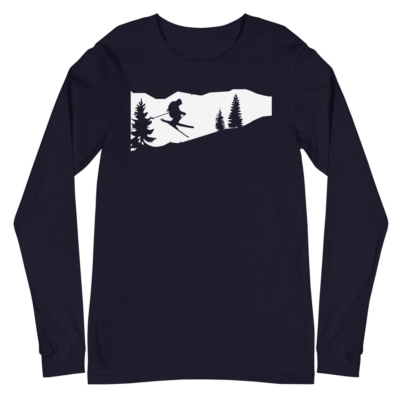 Skifahren - (51) - Longsleeve (Unisex) klettern ski xxx yyy zzz Navy