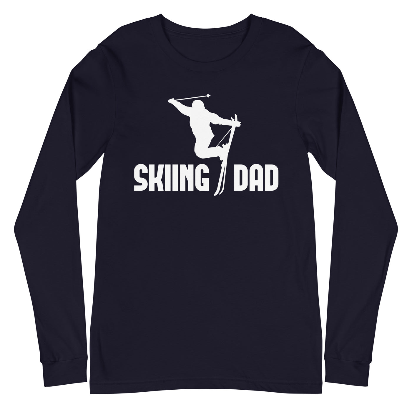 Skifahren Dad - Longsleeve (Unisex) klettern ski xxx yyy zzz Navy