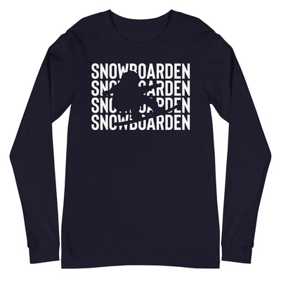 Snowboarden - Longsleeve (Unisex) snowboarden xxx yyy zzz Navy