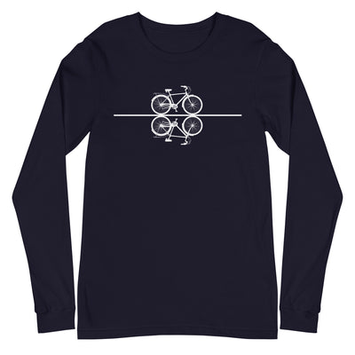 Gerade Linie - Radfahren - Longsleeve (Unisex) fahrrad xxx yyy zzz Navy