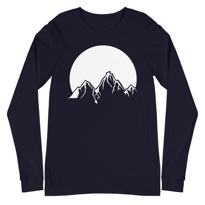 Sonne - Berge - Longsleeve (Unisex) berge xxx yyy zzz Navy