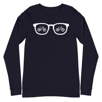 Sonnenbrille und E-Bike - Longsleeve (Unisex) e-bike xxx yyy zzz Navy