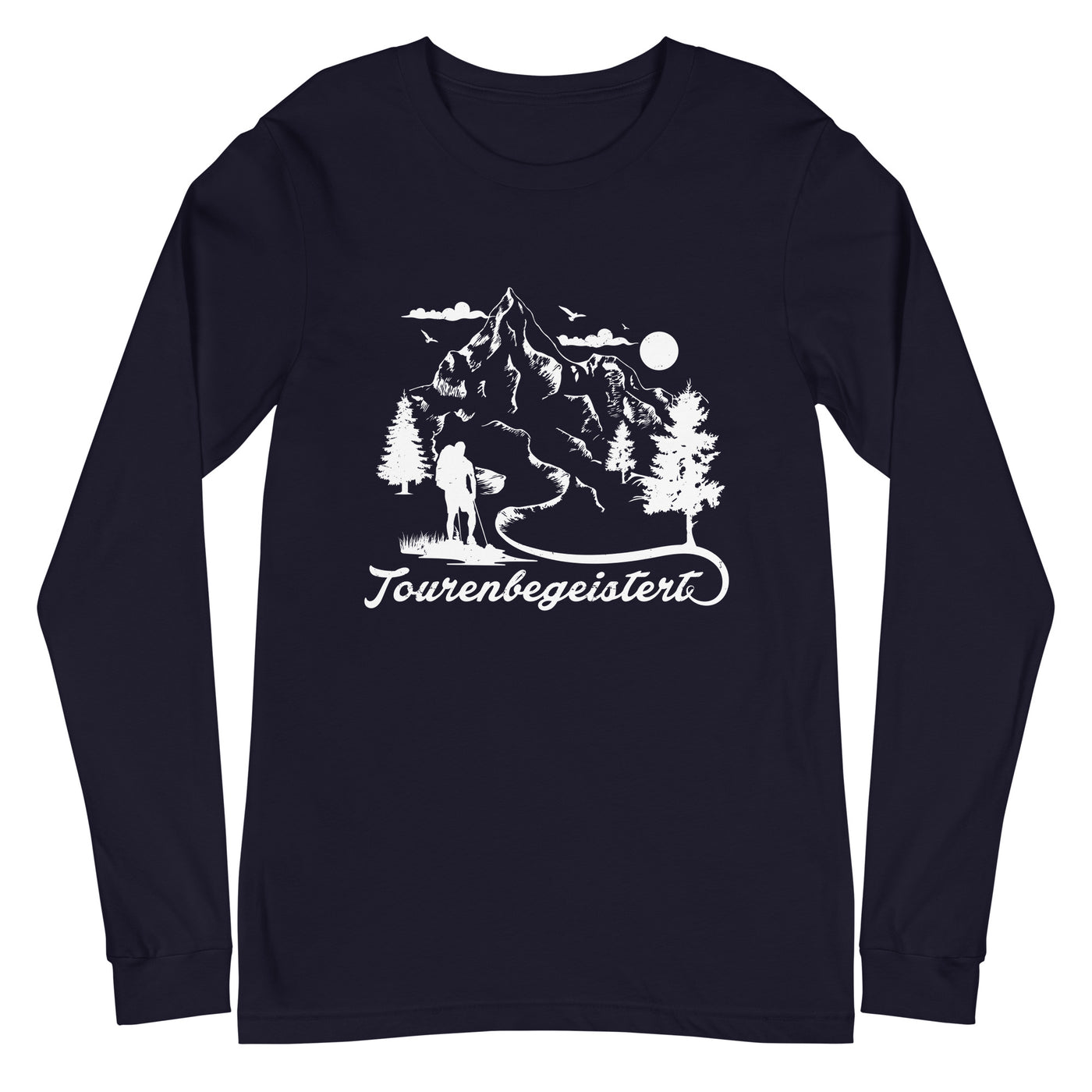 Tourenbegeistert - Longsleeve (Unisex) wandern xxx yyy zzz Navy